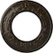 Ekena Millwork Salem Ceiling Medallion (Canopies up to 7 1/8"), 13 1/4"OD x 7 1/8"ID x 7/8"P, Stone Hearth Crackle CM13SASHC - alternate 1